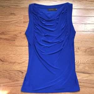 Bright blue tank